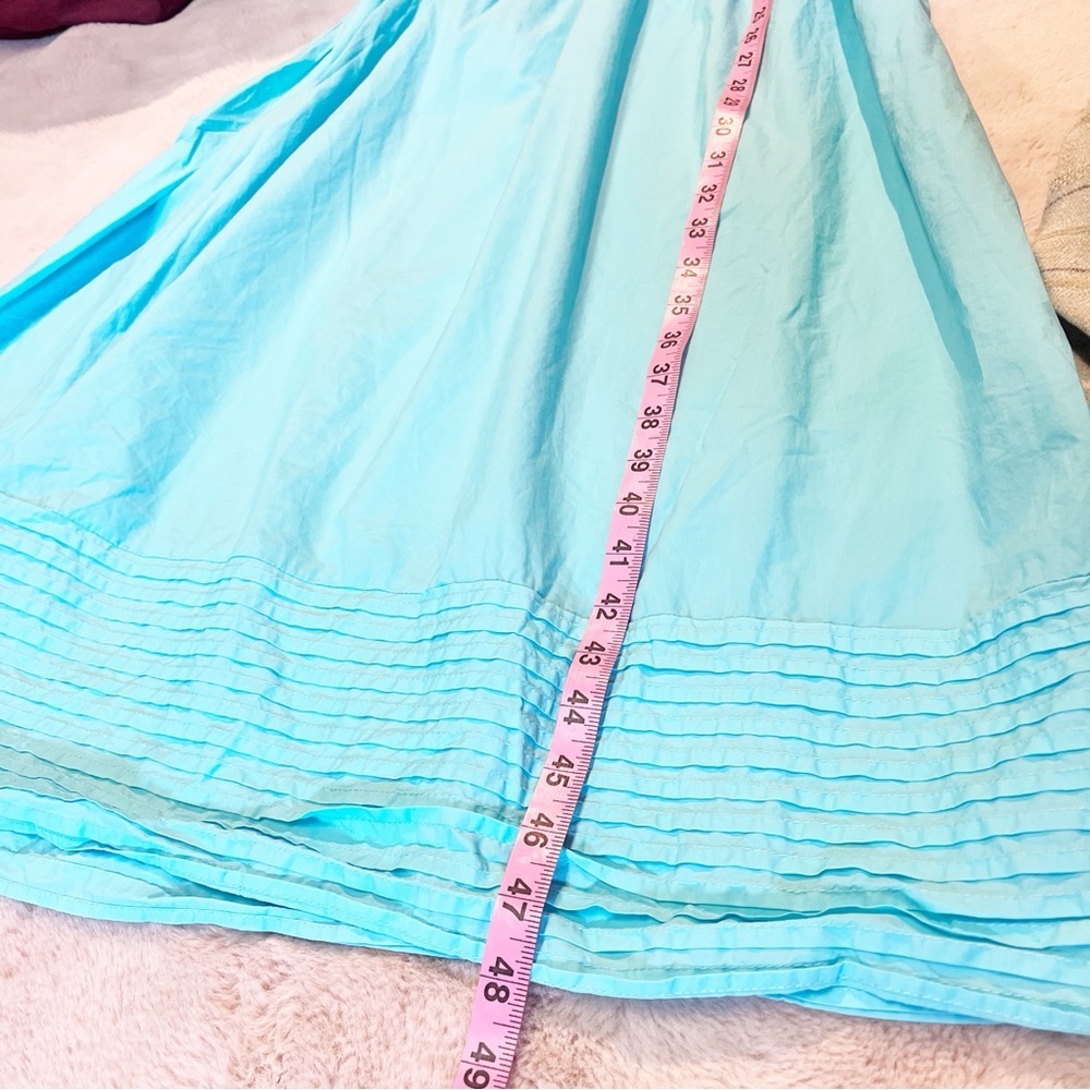 ADELYN RAE Colorblock Poplin Midi Dress Size Medium - Picture 6 of 6